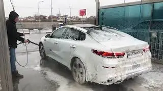 Washing Dirty Cars Kia Optima GT