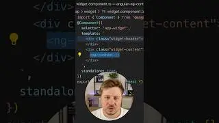 Angular Content Projection Basics in 1 Minute