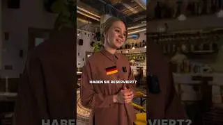 🇩🇪БРОНЬ в немецком ресторане, как сказать? #немецкий #германия