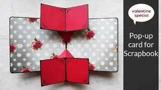 Pop-up page idea| scrapbook element | Interactive card ideas | tutorial | diy