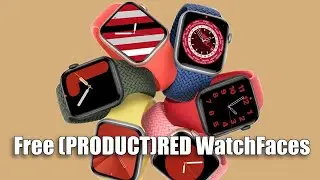 Get Your Free Apple’s custom (RED) clock faces on your Apple Watch!
