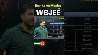 WBJEE: Ranks v/s Marks😍😍#wbjee #wbjee2025 #westbengal #rank #marks #exam #engineering