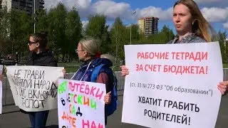 Пермские родители митинговали «За доступное образование»