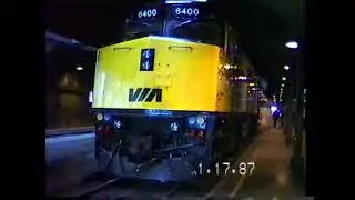 Via Rail at Toronto Union Station | Dec. 1986/Jan. 1987 (Colin Churcher)