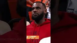 LeBron watching Zion 😨 