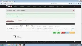 How to setup Port Forwarding in pfsense 2.3.2 Part-6