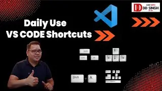 "Essential VS Code Shortcuts for Daily Use-Boost Your Coding Efficiency!" #CodeWithDDSingh #vscode