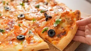 The FASTEST pizza dough ☆ You won't buy pizza again ☆ Pizza recipe