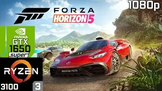 Forza Horizon 5 on GTX 1650 Super | 1080p - Ultra Settings | Ryzen 3 3100