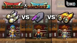 Tool Building Speed Comparison | Dragon Quest Builders 1 & 2