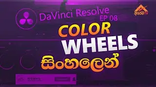 How to use Davinci Resolve   Sinhala Ep 08   Color Wheels