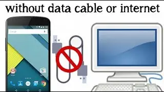 Share File Between PC and Phone Without Internet & USB Cable 2019 | Nasir Edits |