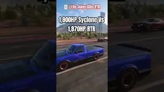 🃏 1,800HP Syclone Vs 1,870HP RTR MUSTANG Drag Race 