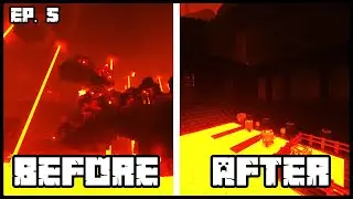 I built the Ultimate Strider Hub in Survival Minecraft! (Ep. 5)