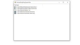How to Drag and Drop multiple files from your system to Listview- VB.net @mikecodz2821