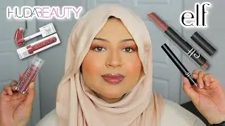 ELF POUT CLOUT LIP PLUMPING PEN VS HUDA BEAUTY FAUX FILLER SHINY LIP GLOSS |  DRUGSTORE DUPE?
