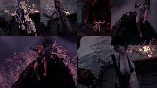 RE4 ALL shark vore with bikinis + extras