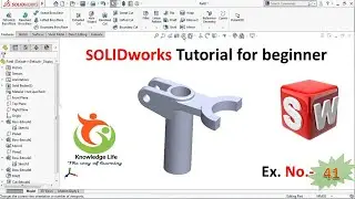 solid works practice model tutorial for beginner|solidworks 2019