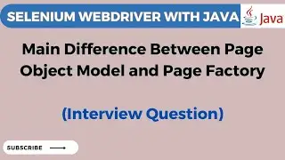 What is the main difference between Page Object Model and Page Factory | Selenium WebDriver