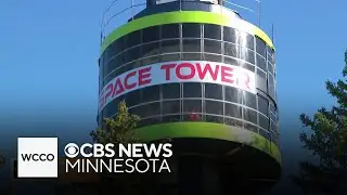 WCCO broadcasts live from up in the Minnesota State Fair's Space Tower