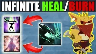 Mana Toggle Abuse [Infinite Heal/Burn] Dota 2 Ability Draft