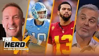 Joel Klatt previews the NFL Draft, Drake Maye a starter, Bears ready for Caleb Williams? | THE HERD