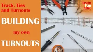 how to make my own h0 scale turnout from scratch