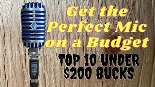 10 best microphones for your home studio under $200