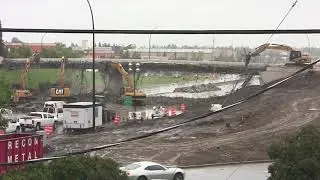 2015 Demolition of Calgary's Crowchild Trail Flanders Overpass - 48 hours of destruction in realtime