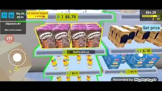 playing super market simulator