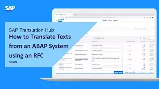 SAP Translation Hub - How to Translate Texts from an ABAP System using an RFC