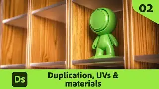 Substance 3D Designer-Creating a simple bookshelf with the Substance Model Graph 02 | Substance 3D