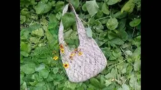 МК .Вязанная сумка крючком 2-часть
