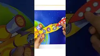 Rescue zoonomaly zookeeper family in space Blindbag - Paper Play #blindbag #zoonomaly