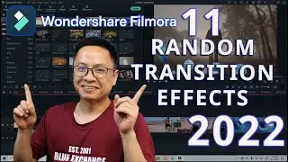 Wondershare Filmora 11 Random Transition Effects - Tutorial For Beginners
