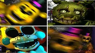 One Night at Springtrap's 2 ALL JUMPSCARES