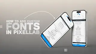 How To Install Custom Fonts || How To Add Fonts in Pixellab 2021