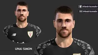 🔴 Unai Simon Face By Orlando Facemaker | PES 2013