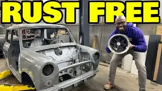 50 Pounds of Rust and A Ugly Paint job Later Our Classic Mini Cooper Takes it To The Next Level