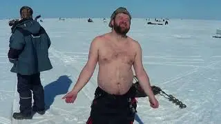 Рыбалка со льда Окуня. Ладога.
