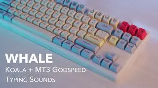 Acetal Whale Typing Sounds (Koala Switches, MT3 Godspeed Keycap Set)