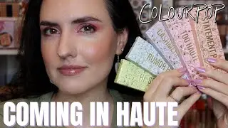 ColourPop Coming In Haute 5 Pan Palettes Collection | NEW Spring 2021 Swatches + Comparisons