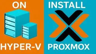 How to Install Proxmox On Hyper V Manager with (internet fixed)