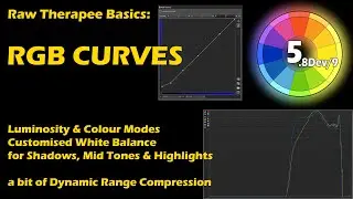 Raw Therapee Basics: The RGB Curves, Modes, Custom Shadow, Mid Tone & Highlight White Balance.