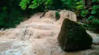 Поход на полноводные Аюкские водопады.Лето 2023