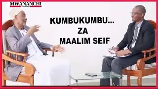 KUMBUKUMBU ZA MAALIM SEIF: JINSI ALIVYOINGIA KWENYE SIASA