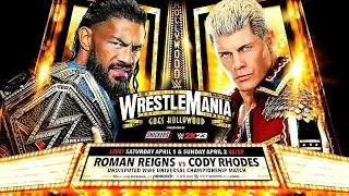 wwe wrestlemania 39 match cards.