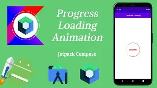 How to Implement Loading Animation in Jetpack Compose | Android | Kotlin | Make it Easy