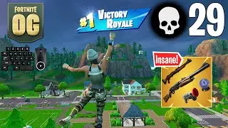 29 Elimination Solo Squads Win Full Gameplay (Fortnite OG)
