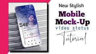 New Mobile Mock-Up status Editing | White shadow lyrics status editing | Kinemaster Video Editing